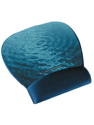 3M - MW311BE - Mouse pad with wrist rest blue, MW311BE, 3M