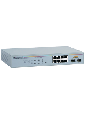 Allied Telesis - AT-GS950/8 - Switch 8x 10/100/1000 2x SFP Desktop / 19", AT-GS950/8, Allied Telesis