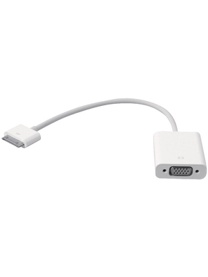 Apple - MC552ZM/B - Adapter Dock-Connector -> VGA white, MC552ZM/B, Apple