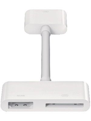 Apple - MD098ZM/A - Adapter Dock-Connector -> HDMI white, MD098ZM/A, Apple