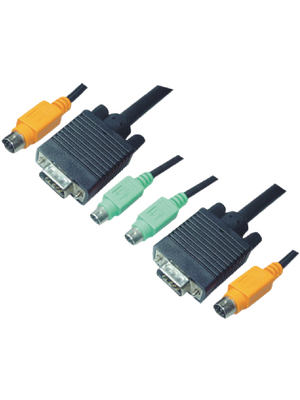Aten - 2L-1901P - KVM combination cable, VGA/PS/2, 2L-1901P, Aten
