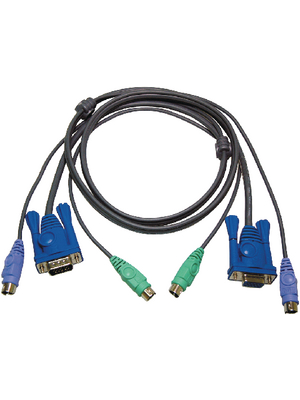 Aten - 2L-5005P/C - KVM combination cable, VGA/PS/2, 2L-5005P/C, Aten