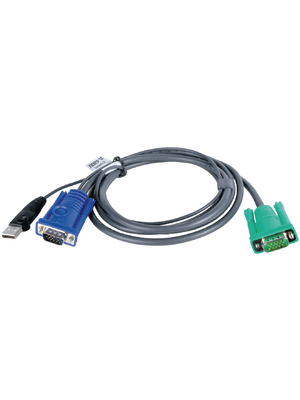 Aten - 2L-5203U - KVM special combination cable, VGA/USB 3.00 m, 2L-5203U, Aten
