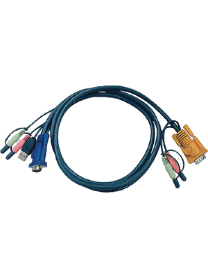 Aten - 2L-5303U - KVM special combination cable, VGA/USB/Audio 3.00 m, 2L-5303U, Aten