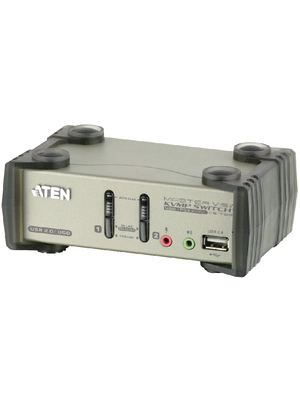 Aten - CS1732B - KVM switch, 2-port VGA USB 2.0, CS1732B, Aten