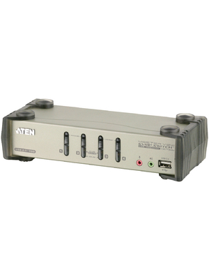 Aten - CS1734B - KVM switch, 4-port VGA USB 2.0, CS1734B, Aten