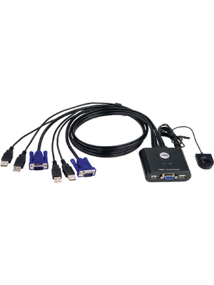Aten - CS22U - Easy KVM Switch 2-port VGA USB, CS22U, Aten