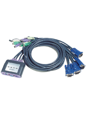 Aten - CS64A - Easy KVM-Switch 4-port VGA PS/2, CS64A, Aten