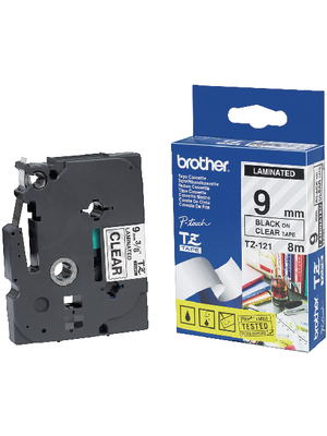 Brother - TZE-FX211 - Tape 6 mm black on white, TZE-FX211, Brother