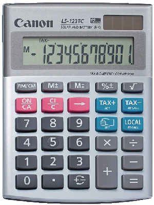 Canon Inc - LS-123TC - Desktop calculator, LS-123TC, Canon Inc