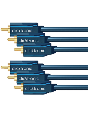 Clicktronic - 70429 - Component cable 15.0 m blue-grey, 70429, Clicktronic