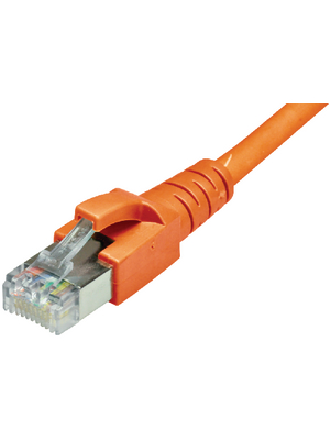 Daetwyler Cables - 653778 - Patch cable CAT6A ISO/IEC S/FTP 15.0 m orange, 653778, D?twyler Cables