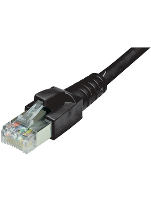 Daetwyler Cables - 653812 - Patch cable CAT6A ISO/IEC S/FTP 3.00 m black, 653812, D?twyler Cables