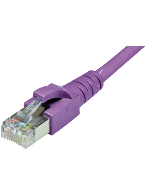 Daetwyler Cables - 653866 - Patch cable CAT6A ISO/IEC S/FTP 5.00 m violet, 653866, D?twyler Cables
