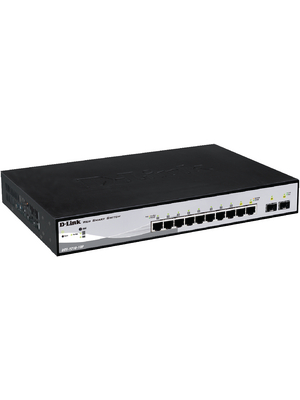 D-Link - DGS-1210-10P - Switch 8x 10/100/1000 (8x PoE) 2x SFP Desktop / 19", DGS-1210-10P, D-Link