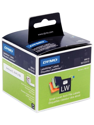 Dymo - S0722470 - LW folder labels, narrow, S0722470, Dymo