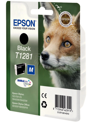 Epson - C13T128140 - Ink T1281 black, C13T128140, Epson