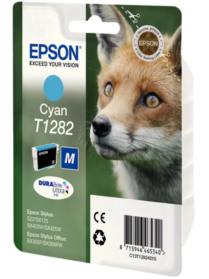 Epson - C13T128240 - Ink T1282 Cyan, C13T128240, Epson