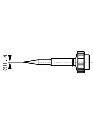 Ersa - 612SDLF - Soldering tip Pencil point, 612SDLF, Ersa