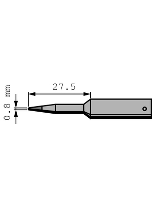 Ersa - 832SDLF - Soldering tip Pencil-point, extra long, 832SDLF, Ersa