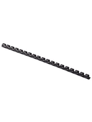 Fellowes - 5330702 - Plastic binding combs, round black 25 units, 5330702, Fellowes