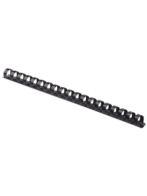 Fellowes - 5331102 - Plastic binding combs, round black 25 units, 5331102, Fellowes