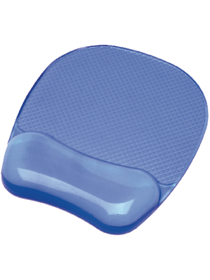 Fellowes - 9114120 - Crystals Gel wrist support with mouse pad blue, 9114120, Fellowes