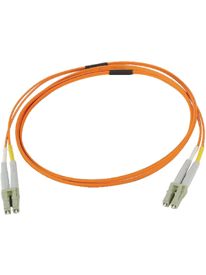 FibreFab - LCLC62DOR1 - FO cable 62.5/125um OM1 LC/LC 1.00 m orange, LCLC62DOR1, FibreFab