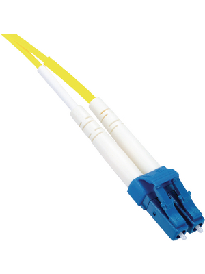 FibreFab - LCST09DYE5 - FO cable 9/125um LC/ST 5.00 m yellow, LCST09DYE5, FibreFab