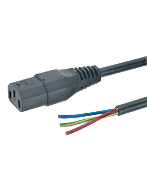 Feller AT - 6900-16.60 - Device cable 3-pin, open on mains side IEC-320-C13 Open 2.50 m, 6900-16.60, Feller AT