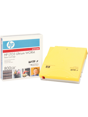 Hewlett Packard - C7973W - LTO/Ultrium 3 tape, WORM 400 GB / 800 GB, C7973W, Hewlett Packard