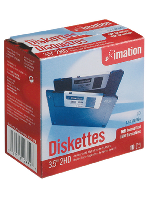 Imation - 12881 - Diskettes 31/2", black Quantity:10, 12881, Imation