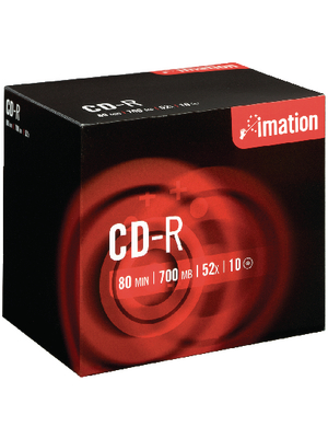Imation - 18644 - CD-R 700 MB 10x Jewel Case, 18644, Imation