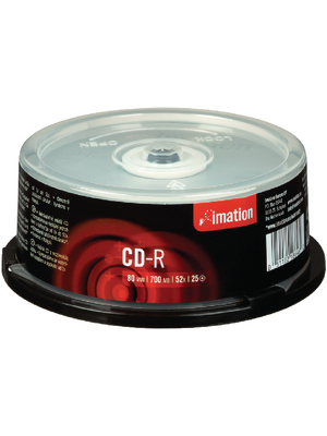 Imation - 18646 - CD-R 700 MB Spindle of 25, 18646, Imation