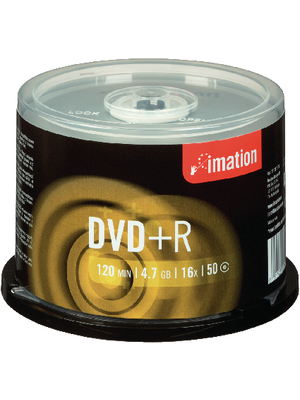 Imation - 21750 - DVD+R 4.7 GB Spindle of 50, 21750, Imation