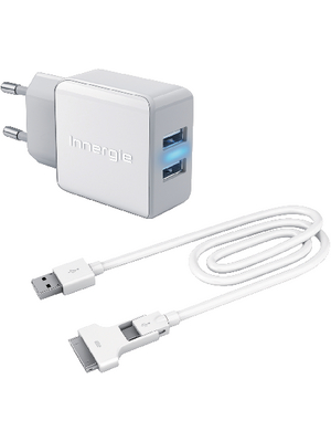 Innergie - MMINI AC COMBO - Duo USB Charging Kit 15W, MMINI AC COMBO, Innergie