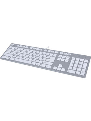 Maxxtro - K01-CH - X-Slim Keyboard CH USB silver, K01-CH, Maxxtro