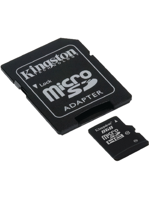 Kingston Shop - SDC10/8GB - microSDHC card, 8 GB, SDC10/8GB, Kingston Shop