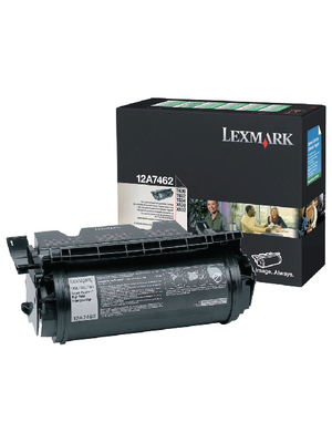 Lexmark - 12A7462 - High Capacity Toner black, 12A7462, Lexmark