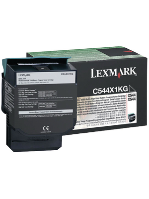 Lexmark - C544X1KG - High Capacity Toner black, C544X1KG, Lexmark