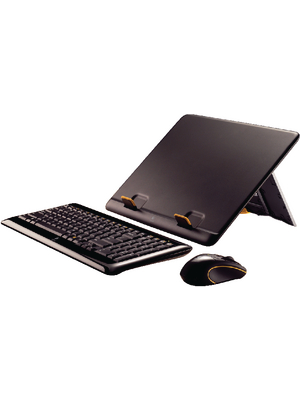 Logitech - 939-000200 - Notebook Kit MK605 DE / AT USB black, 939-000200, Logitech