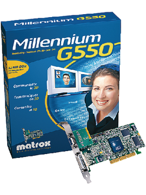 Matrox - G55-MDDE32F - Millennium graphics card, G55-MDDE32F, Matrox