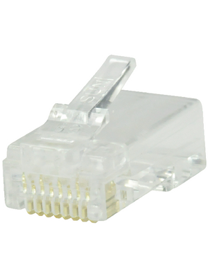 Maxxtro - 6MP8P8C50B5N2 - RJ45 connector, 10-pack Cat.6 unshielded, 6MP8P8C50B5N2, Maxxtro