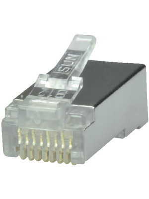 Maxxtro - 6MP8P8C50B5S2 - RJ45 connector, 10-pack Cat.6 shielded, 6MP8P8C50B5S2, Maxxtro