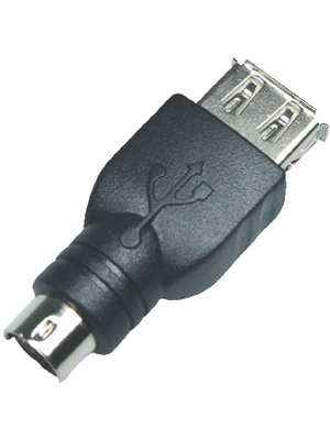 Maxxtro - ADP-USB-AF6M - Mini adapter USB Type A C PS/2, ADP-USB-AF6M, Maxxtro
