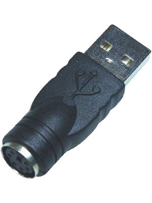 Maxxtro - ADP-USB-AM6F - Mini adapter USB Type A C PS/2, ADP-USB-AM6F, Maxxtro