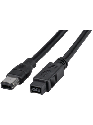 Maxxtro - BB-208-1110 - FireWire 800 cable 0.90 m black, BB-208-1110, Maxxtro