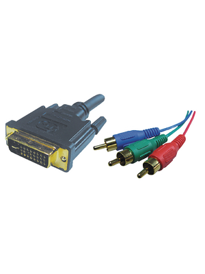 Maxxtro - BB-915-06 - DVI - 3x cinch cable m - m 2.00 m, BB-915-06, Maxxtro