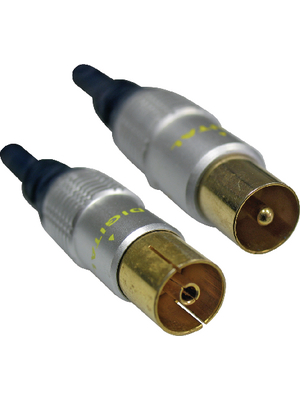 Maxxtro - BB-ANT-075 - Antenna cable 0.75 m IEC-Plug / IEC-Socket, BB-ANT-075, Maxxtro