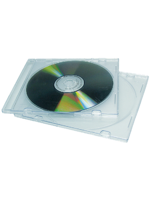 Maxxtro - MX-295-25 - Slimline CD case 25Stk.,transparent, MX-295-25, Maxxtro